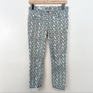 GAP printed mid rise legging jeans